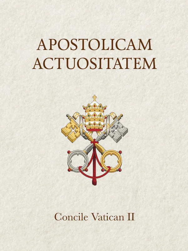 Apostolicam Actuositatem, couverture