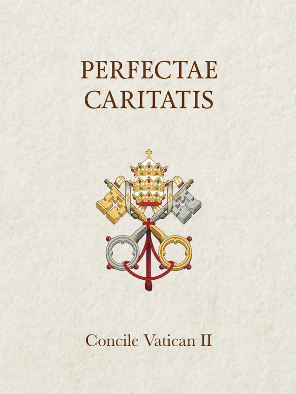 Perfectae Caritatis, couverture