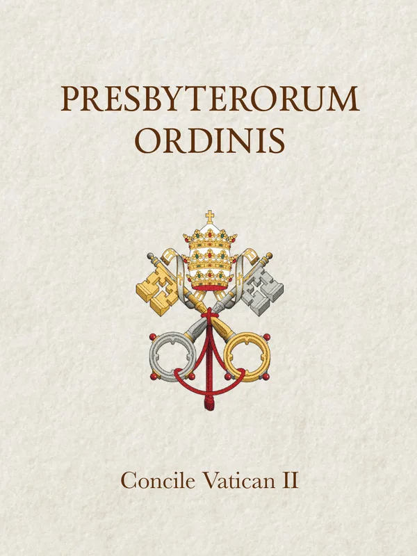 Presbyterorum Ordinis, couverture