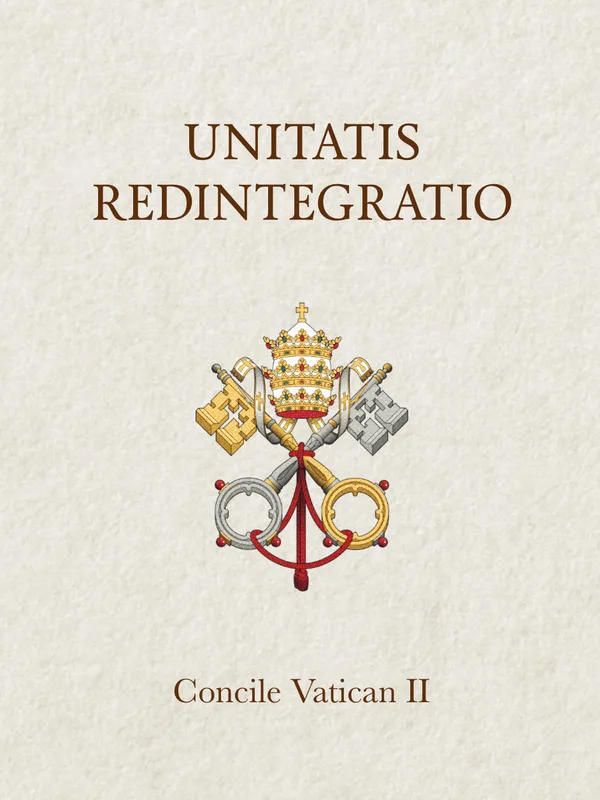 Unitatis Redintegratio, couverture